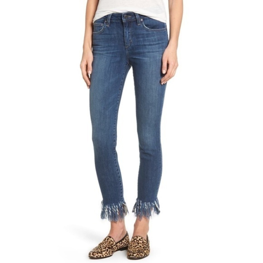 Joe’s Jeans “The Icon” ankle with extreme fray